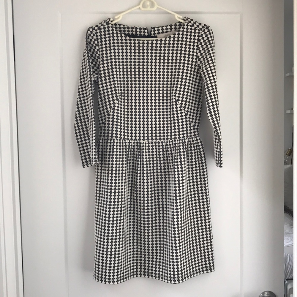 NWT Loft black and white dress size 0